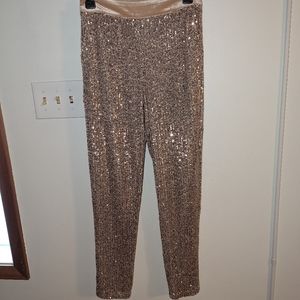 Rose Gold Sequin Pants